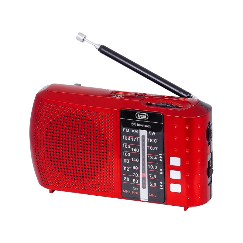 RA7F2002 TREVI RADIO RIC. AM/FM BT USB ROSSO