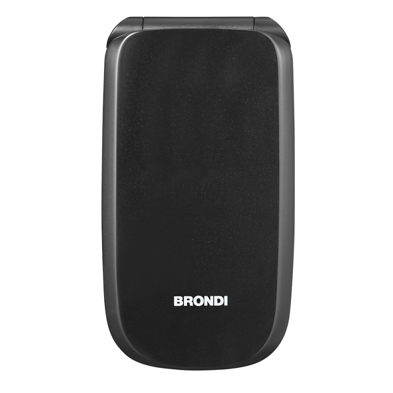 RAPTOR BRONDI TEL. CELL. FLIP QB 2,8" D.SIM BT NERO METAL