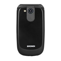 RAPTOR BRONDI TEL. CELL. FLIP QB 2,8" D.SIM BT NERO METAL