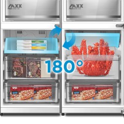 MDRB600MME46 MIDEA COMBI 443LT CE.E NOFROST INVERTER DISP.LED INOX