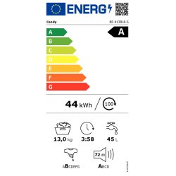 BR413BL8S CANDY LAV.C/FRONT 13KG 1400GIRI CE.A-20% INV VAPORE WIFI