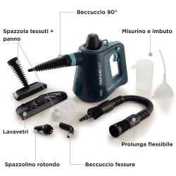 4137BLUE ARIETE PULITORE A VAPORE 1050W 250ML VAPORI' JET BLUE 
