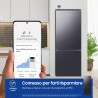 RB50DG601EB1EF SAMSUNG COMBI 508LT CE.E L.75CM NOFROST WIFI BLACK INOX