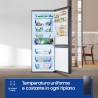 RB50DG601EB1EF SAMSUNG COMBI 508LT CE.E L.75CM NOFROST WIFI BLACK INOX
