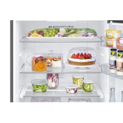 RB50DG601EB1EF SAMSUNG COMBI 508LT CE.E L.75CM NOFROST WIFI BLACK INOX
