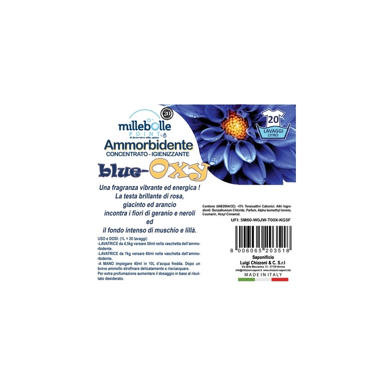 A BLUE OXY AMMORBIDENTE - ALLA SPINA (20LAV/L)