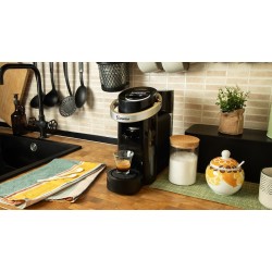 BLUEMOONNERA CAFFE' BORBONE M.CAFFE' CIALDE ESE 650W 15BAR 0.9LT BLUEMOON NERO