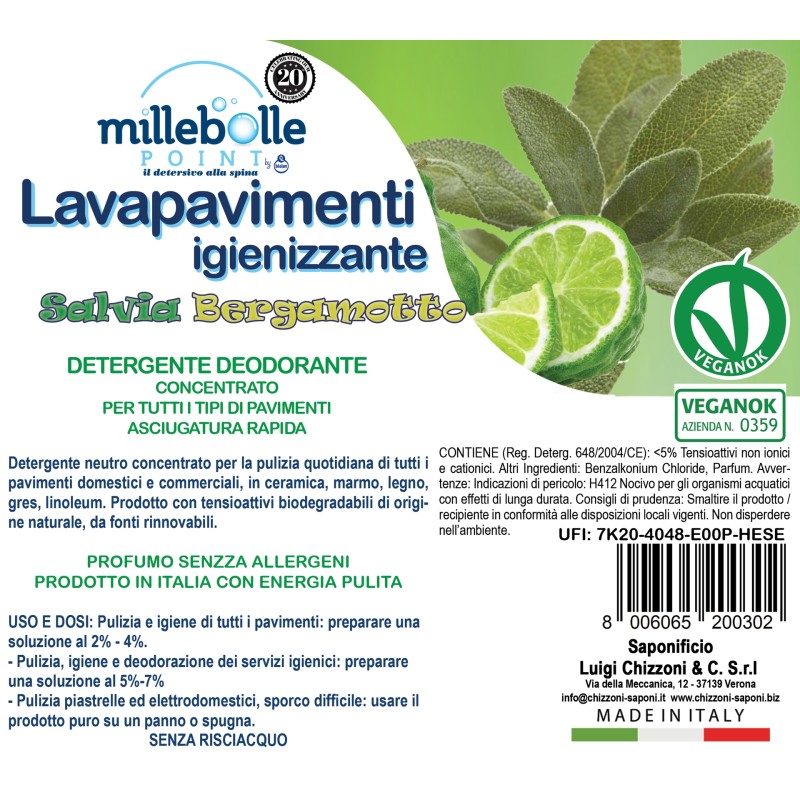 C LAVAPAVIMENTI IGIENIZZANTE - ALLA SPINA