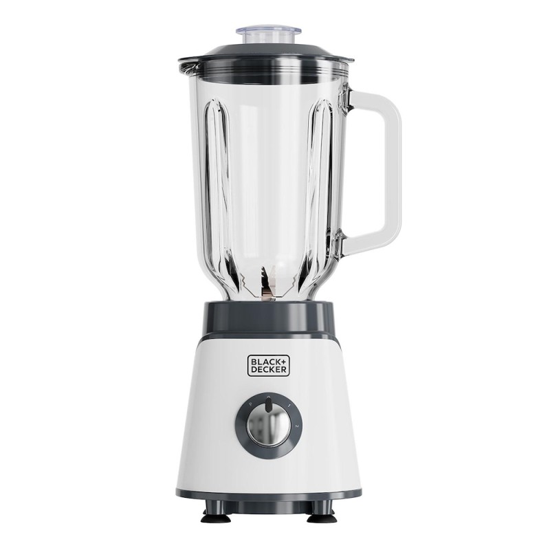 BXJB1002E BLACK & DECKER FRULLATORE 1000W 2VEL+PULSE CIOT.VETRO 1.5L BIANCO
