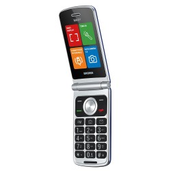 MAXYDARKBLUE BRONDI CELL. QB 2.8" FLIP DUALSIM 1.3MP DARK BLUE