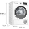 WTH85208II BOSCH ASCIUG.C/FRONT 8KG CE.E