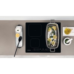 IB65B60NE INDESIT P.COTT.INDUZ.60CM 4ZONE BRIDGE NERO FORO 48