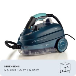 4146BLUE ARIETE PULITORE A VAPORE 1500W 1.6LT XVAPOR DELUXE BLUE