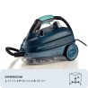 4146BLUE ARIETE PULITORE A VAPORE 1500W 1.6LT XVAPOR DELUXE BLUE
