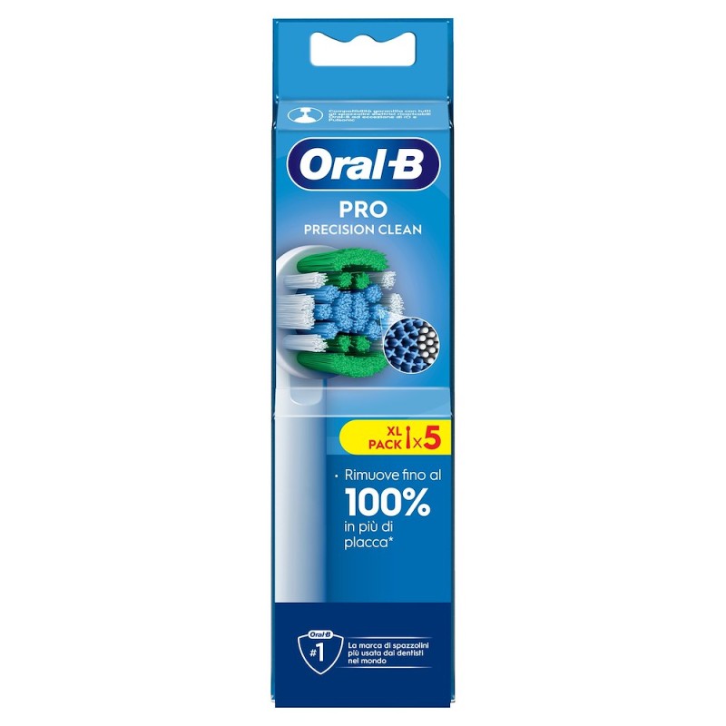 EB20RX ORAL-B ACCESSORIO TESTINA X SPAZZOLIN.PRECISION CLEAN 5PZ