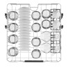 L60P82C DE LONGHI LAVAST.SC/TOT.60CM 14COP CE.C 8PROGR. INV.