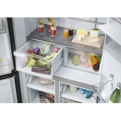 HCR3818EWMM HAIER FRIGO 4P. 463LT CE.E NOFROST DISP.BEV INV. INOX