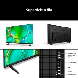K43S25M2PB SONY TV LED 43"UHD 4K SMART GOOGLE BRAVIA 2 II